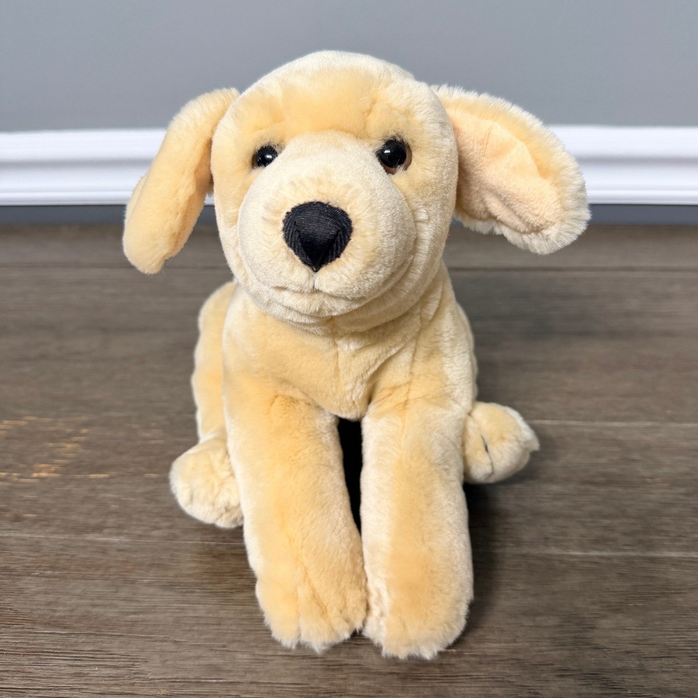 Animal Alley Toys R Us Yellow Lab Puppy Dog Plush Stuffed Animal Golden Labrador
